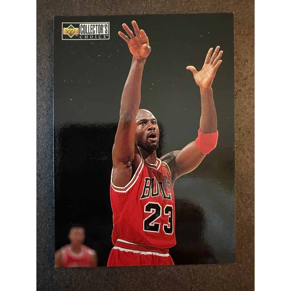 1997 Upper Deck Collector's Choice Michael Jordan Chicago Bulls Card 389 Magic
